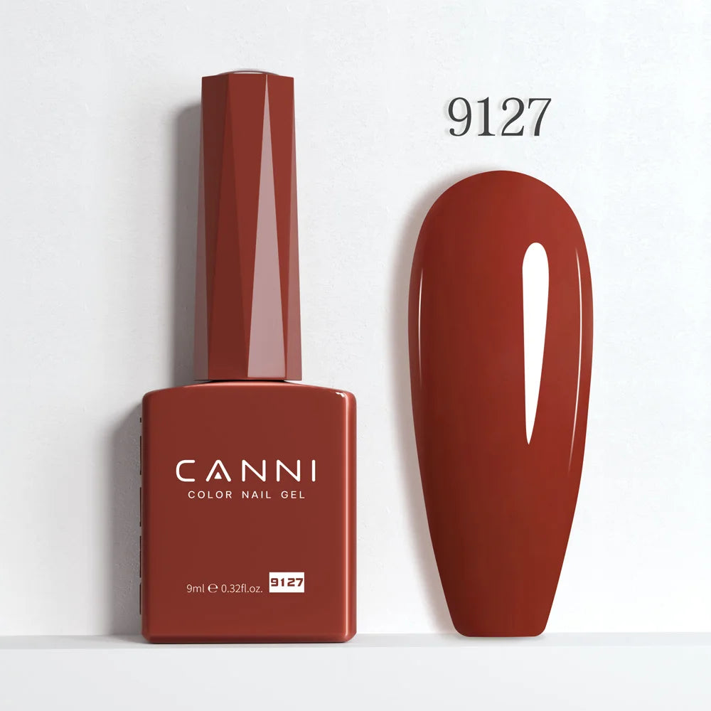 9ml CANNI HEMA/TPO FREE Nude Pink Color Nail Gel Polish Full Coverage Semi Permanent Long Wear Top Coat Venalisa Gel Varnish
