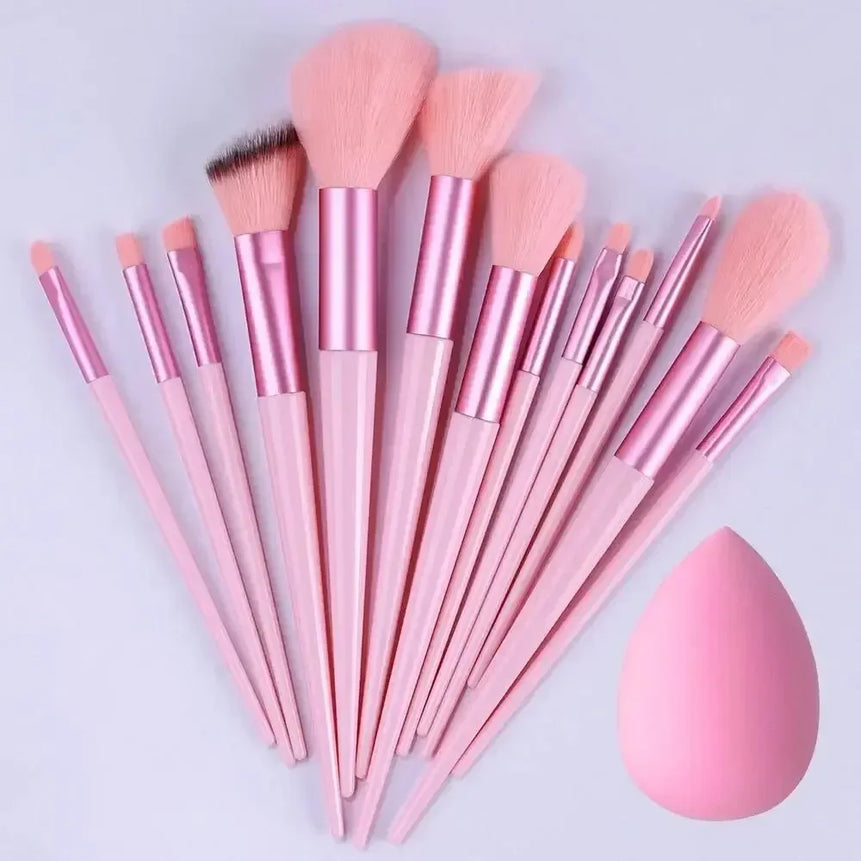Professional Makeup Brush Set - Soft Fluffy Cosmetic Brushes for Foundation, Powder, Eyeshadow & Blending , Beauty Tools