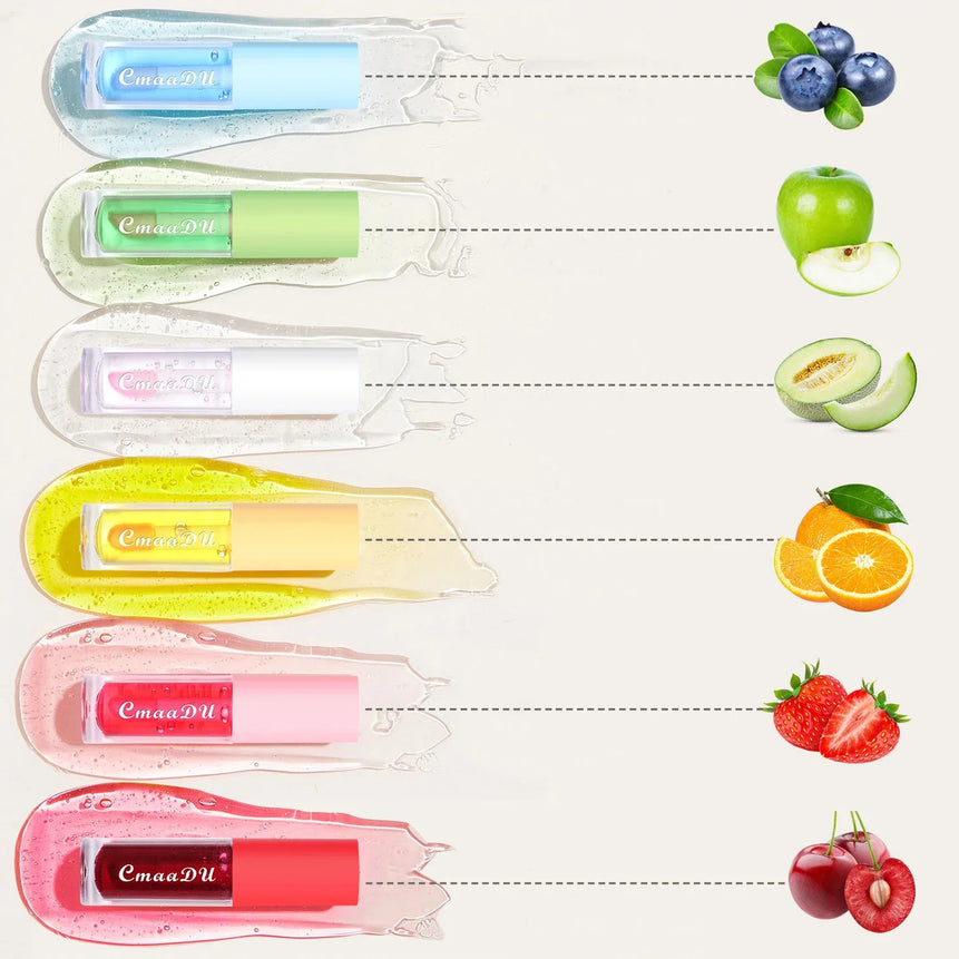 1 Pcs Hydrating Berry-Infused Lip Gloss - Moisturizing, Long-Lasting Nourishing Lip Oil for All Skin Types, Waterproof Lip Gloss