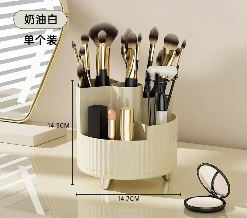 Large Bathroom for Storage Rotating Countertops,desk Capacity Holder Decor Vanity Container Brush Organizer Makeup Makeup 360°