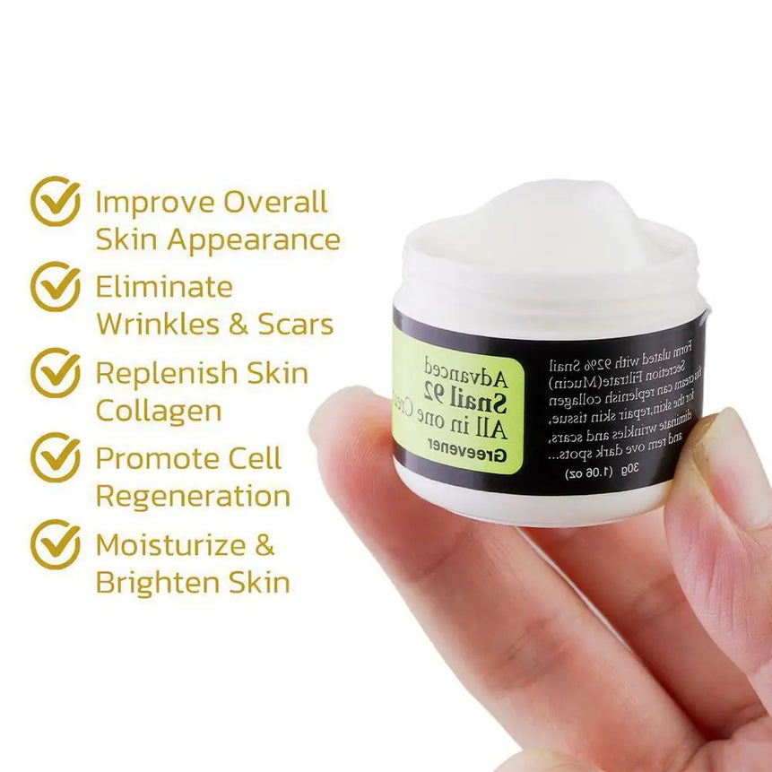 1 set/1pcs Snail Collagen Face Cream/Repair Essence Moisturizing Lifting Smoothing Nourishing Cream Korean Cosmetics Skin Care
