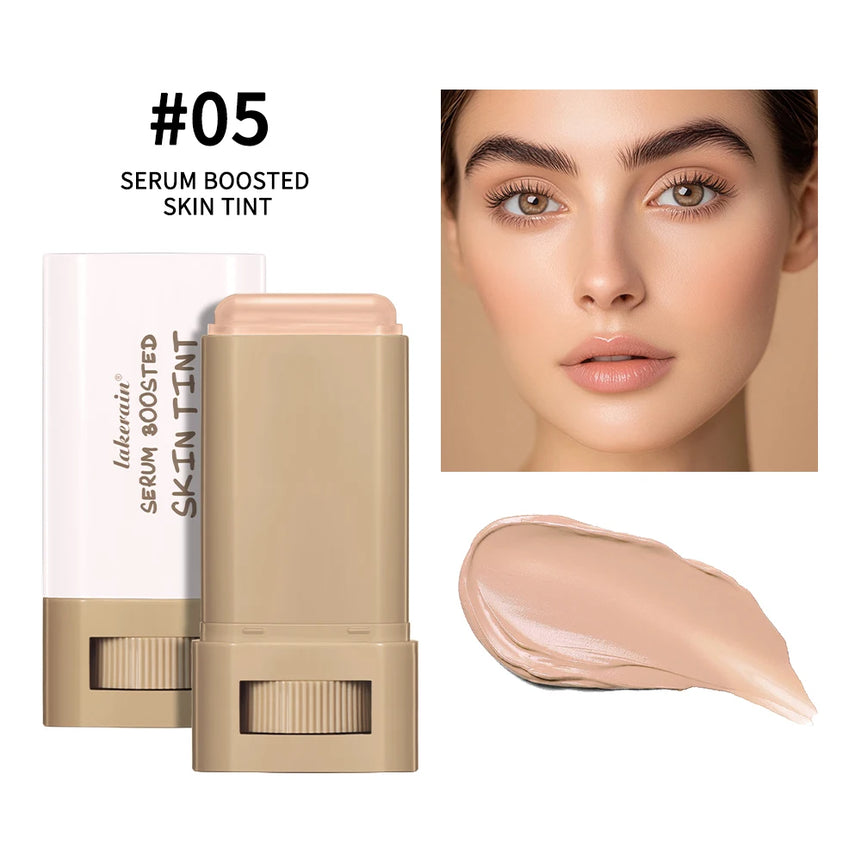 Skin Tint Stick Waterproof Nourishing Solid Tinted Serum Foundation Skin Tint Balm Face Tinted Face  Stick Makeup