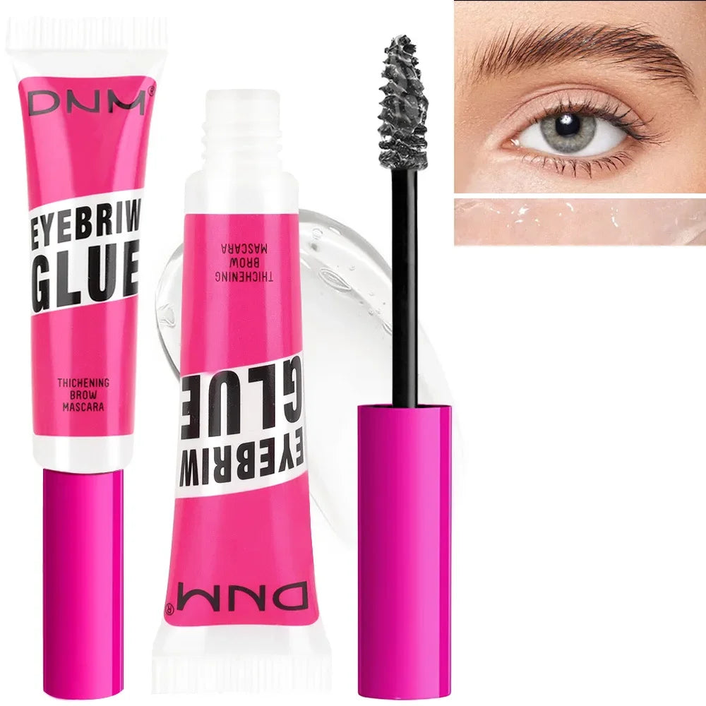 1pcs Eyebrow Gel Cream Waterproof Styling Cream Long Lasting Fixing Brow Make Up Natural Wild Brow Pomade Setting Gel with Brush