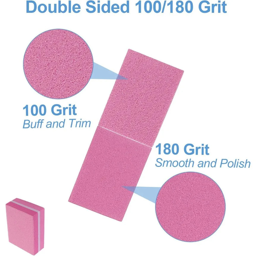 Mini Buffer Block Nail File for Acrylic Nails and Natural Nails, Nail Buffer Block for Nail Polishing Block