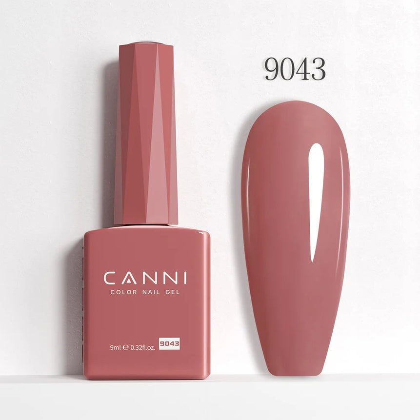 9ml CANNI HEMA/TPO FREE Nude Pink Color Nail Gel Polish Full Coverage Semi Permanent Long Wear Top Coat Venalisa Gel Varnish