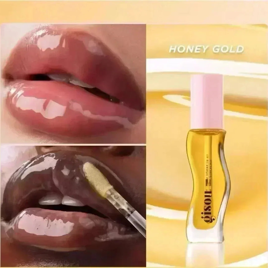 Gisou New Autumn Winter Limited Edition Long-lasting Moisturizing Lip Oil Gloss Care Lips Plumping Exfoliating Milky Mocha Gloss