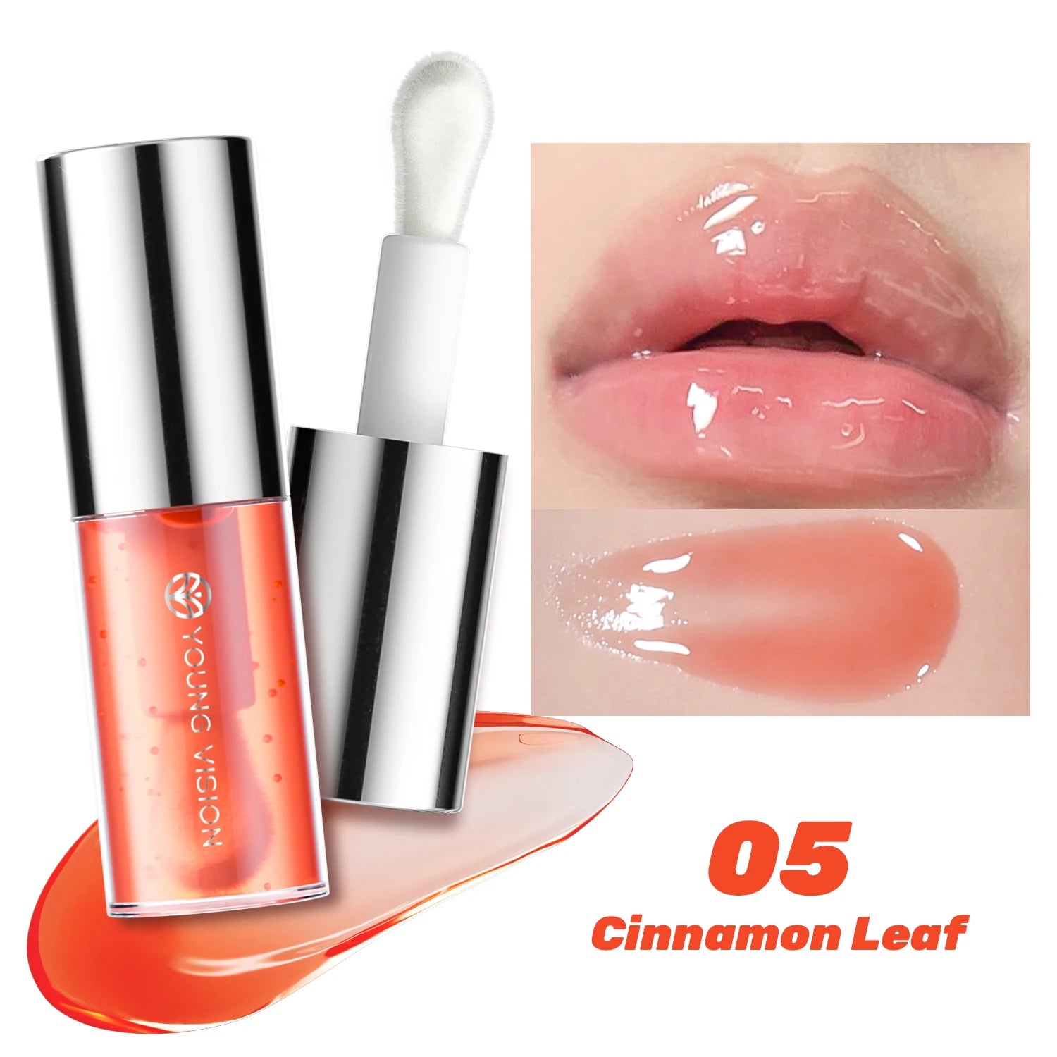 Duck Lip Plump Lip Oil Moisturizing Lip Gloss Mirror Water nature long-lasting  Gloss Gloss Pearl Lip Glaze Set