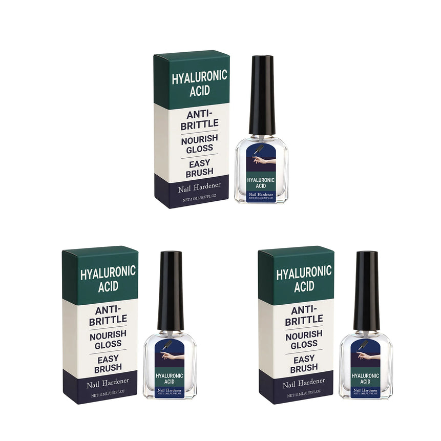 Hyaluronic Acid Nail Hardener Nourish Brittle Hands Feet Nails Repair Dry Breakage Nails Gloss Growth Nail Strengthening Drops