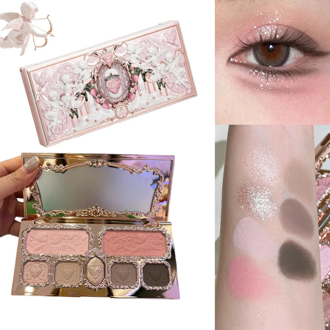 Flower Knows 2026 Bunny Garden Makeup Palette Cute Rabbit Themed Eyeshadow Blush Highlight All In One Cosmetic Collection