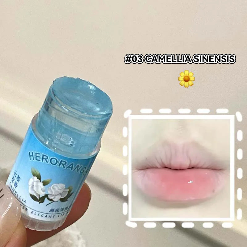 Herorange Lip Balm: Elegant and Moisturizing, Deeply Hydrating, Prevents Chapped Lips, a Must-Have for Autumn and Winter, Improves Lip Lines, Tinted Version, Naturally Enhances Makeup, Perfect for Daily Use and Commuting.