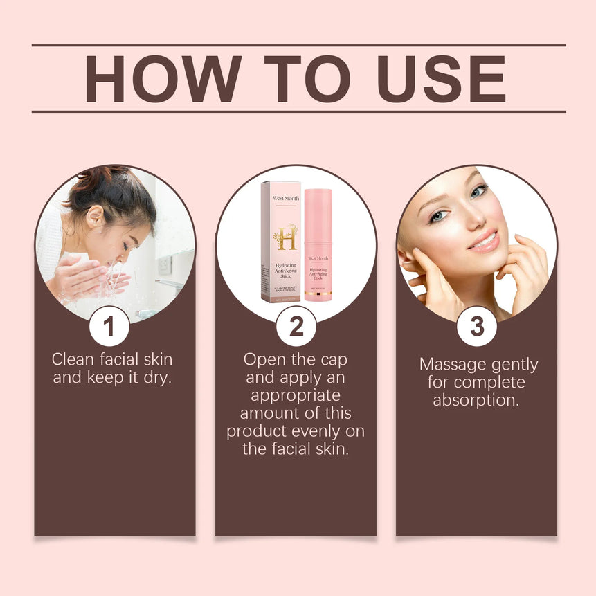 Collagen Wrinkle Removal Multi Bounce Balm Stick Instant Anti-Aging Firming Lift Brighten Facial Dull Skin Moisturizer Cosmetics