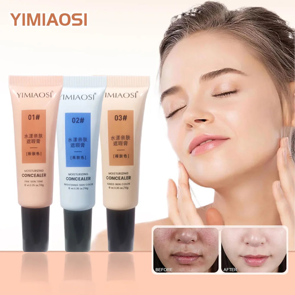 Multi-Purpose Glow Foundation Cream, Lightweight, Waterproof, Long-Lasting, Skin Types