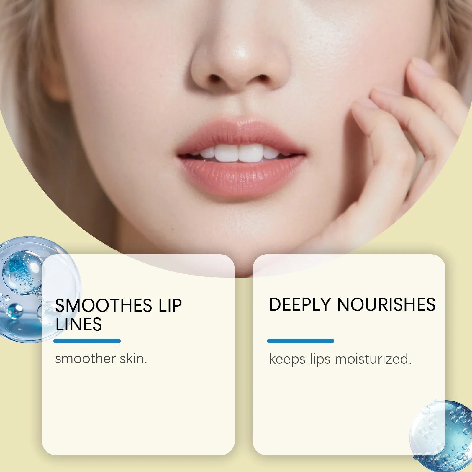 Hyaluronic Acid Nourishing Lip Mask Improve Fine Lines Reduce Dead Skin Long-Lasting Hydration Gentlees Dudu Lip Care Patches