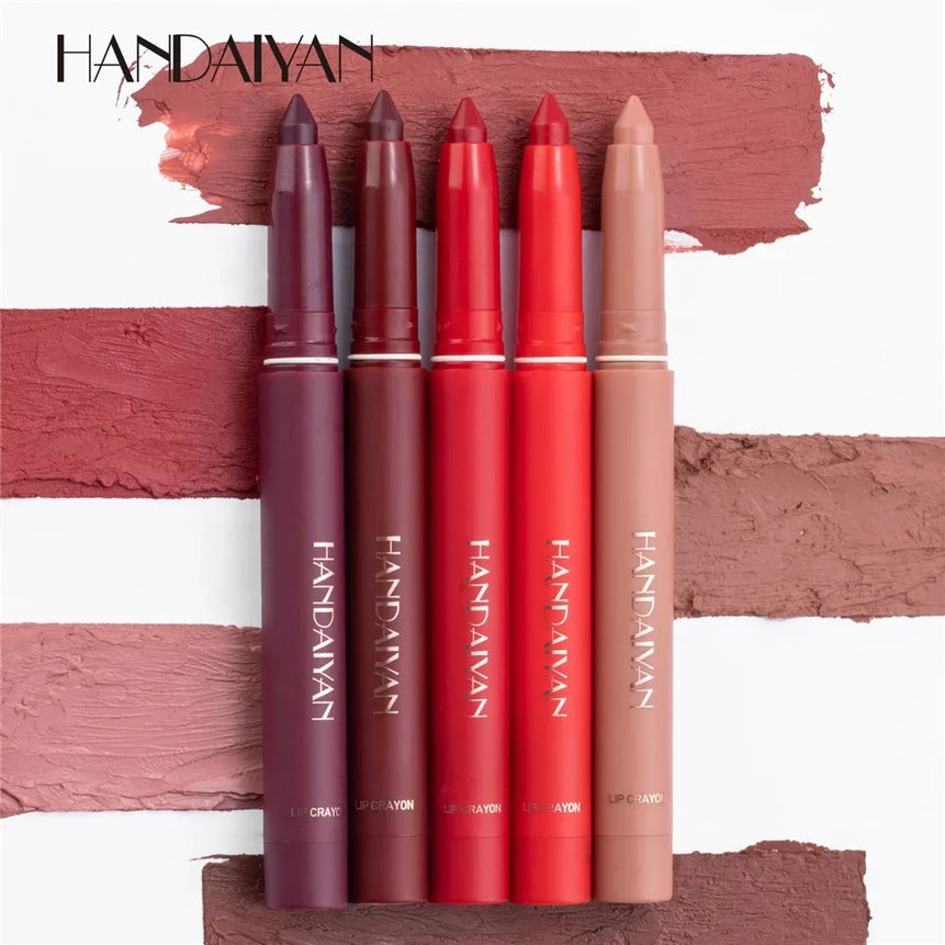 12 Colors Velvet Matte Lipsticks Waterproof Long Lasting Nude 2 IN 1 Stick on-Stick Cup Lips Makeup Tint Pen Daily Makeup Tools