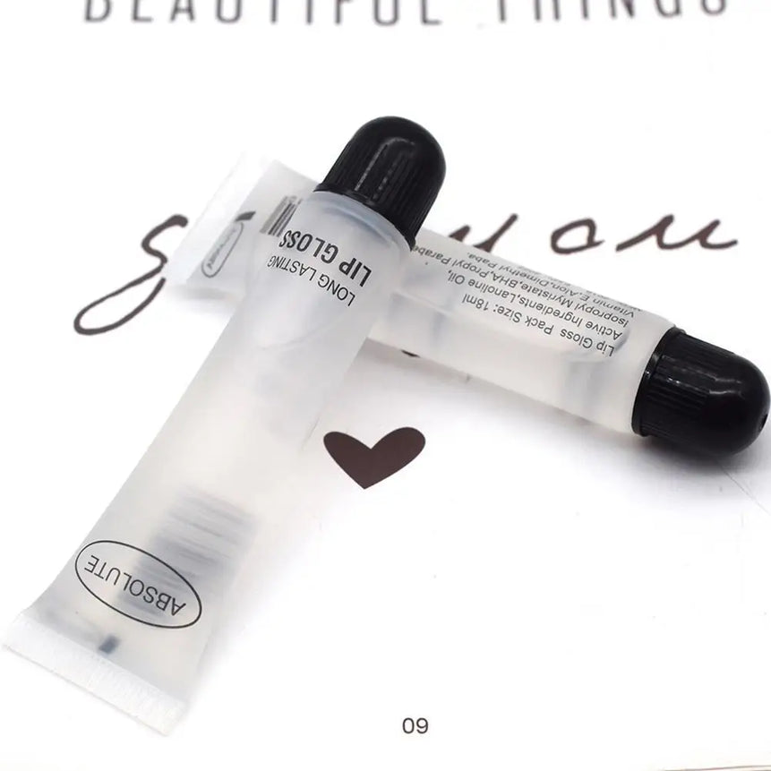 1Pc Absolute Lip Gloss Moisturizer Plumper Waterproof Long-lasting Hydrating Transparent Non-Sticky Gentle Nourishing Makeup