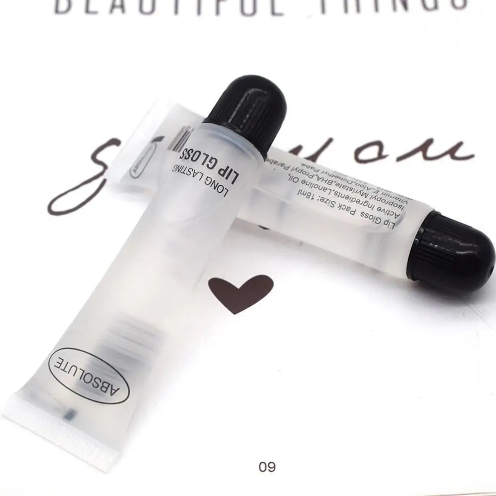1Pc Absolute Lip Gloss Moisturizer Plumper Waterproof Long-lasting Hydrating Transparent Non-Sticky Gentle Nourishing Makeup