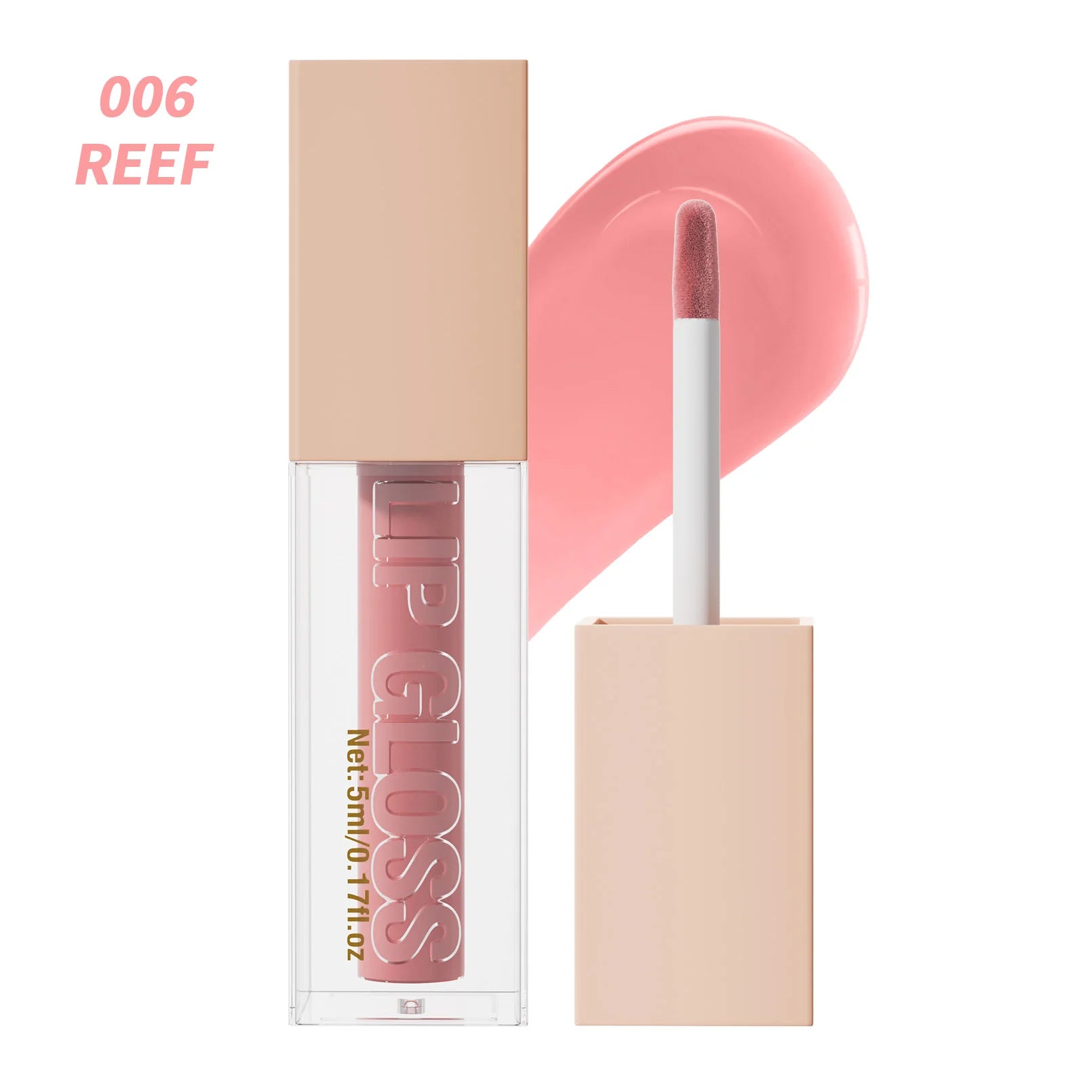 Lip Gloss Long-lasting Moisturizing Easy Halo-dyeing Waterproof Mirror Water Glass Lip Gloss Transparent Color Cosmetics