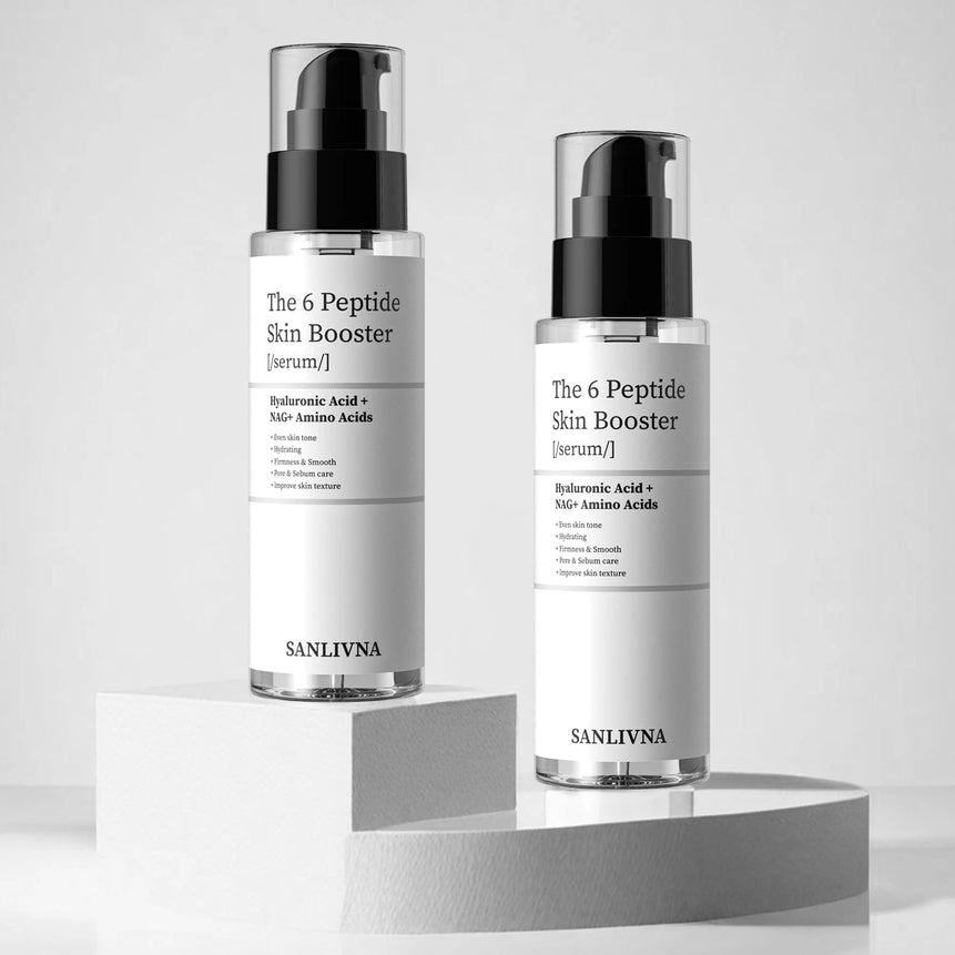 6 Peptide Essence Facial Refreshing Skin Care Set Contains Collagen to Improve Fine Lines, Brighten Skin, Moisturize and Nourish