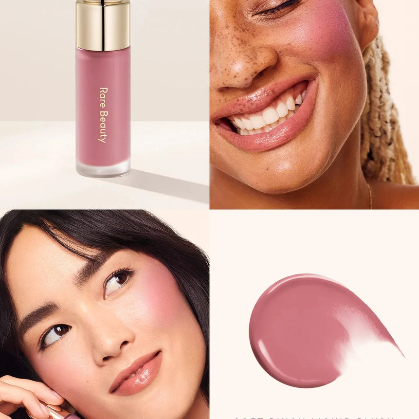 Rare Beauty Soft Pinch Liquid Blush Silky and Glides On Smoothly Long Lasting Plump Makeup Hope Love Virtue Happy Wonder Worth