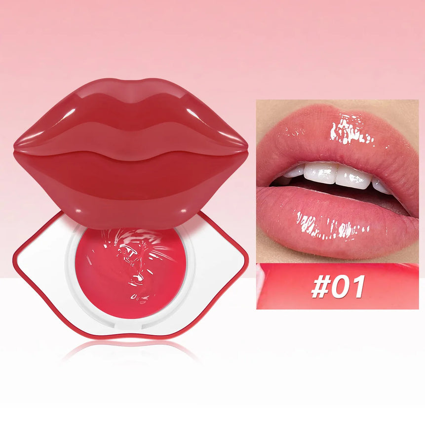 Korean Lip Sleeping Mask Overnight Hydration Repair Balm For Dry Chapped Lips Care Beauty Treatment Gel