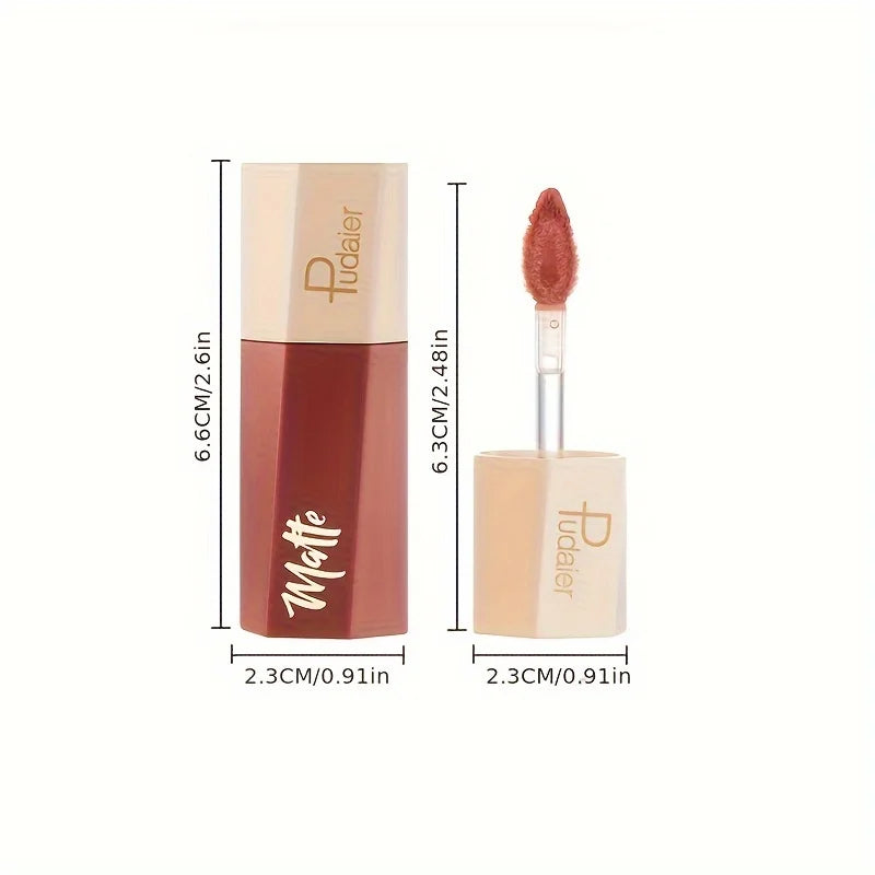 Matte Liquid Lipstick, Long Lasting Waterproof Non-Stick Velvet Lip Color, Lightweight Fog Matte Lip Makeup for Women