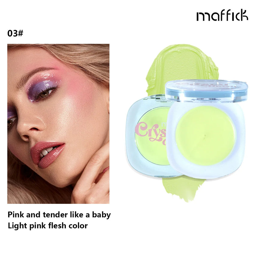 Temperature-Activated Blush - Crystal Clear to Color Shift, Natural Nude Glow & Gradient Effect, Long-Lasting & Waterproof Cream