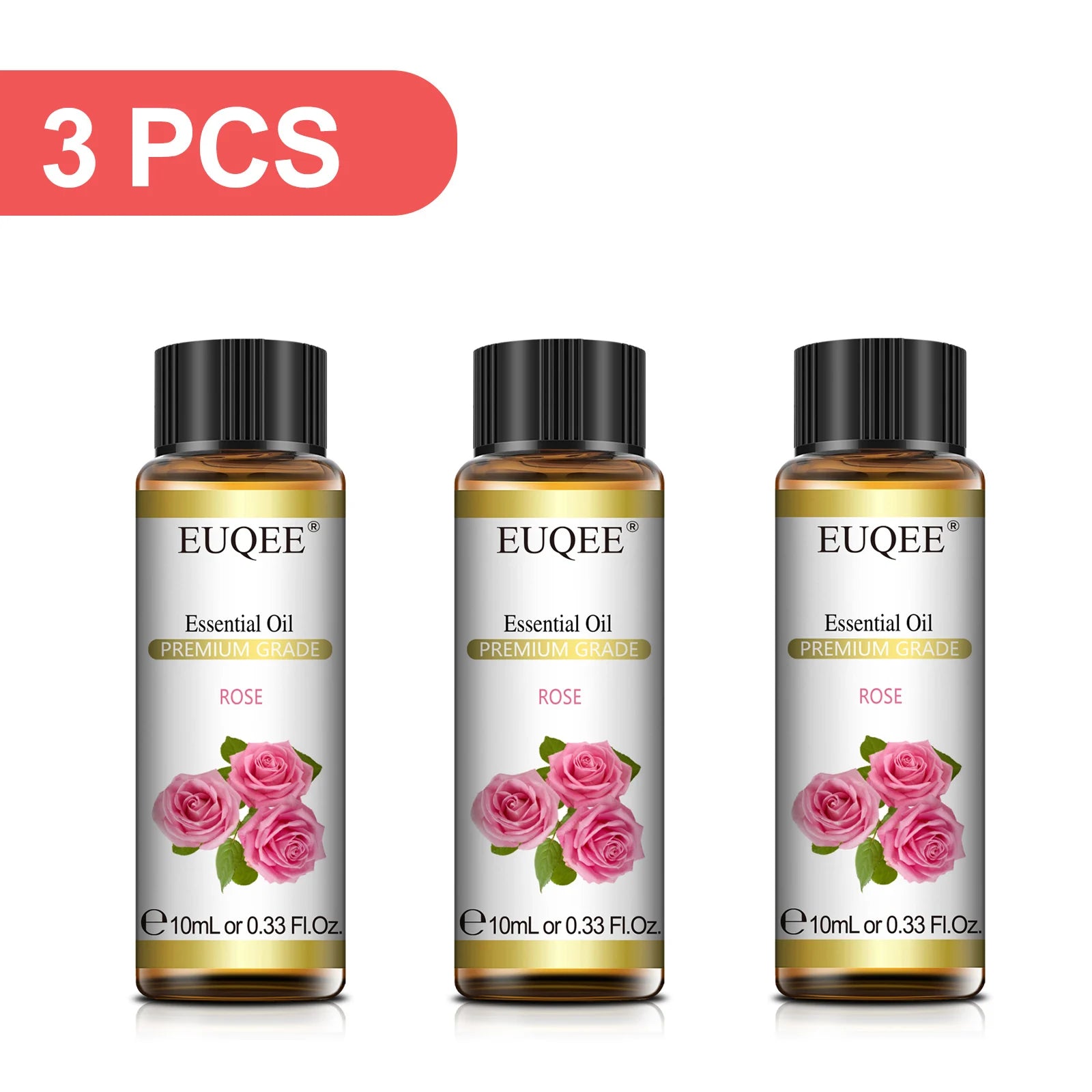 EUQEE 3PCS 10ml Pure Plant Essential Aromatherapy Oils Sandalwood Cedarwood Citronella Cinnamon Aroma for Humidifiers Diffusers