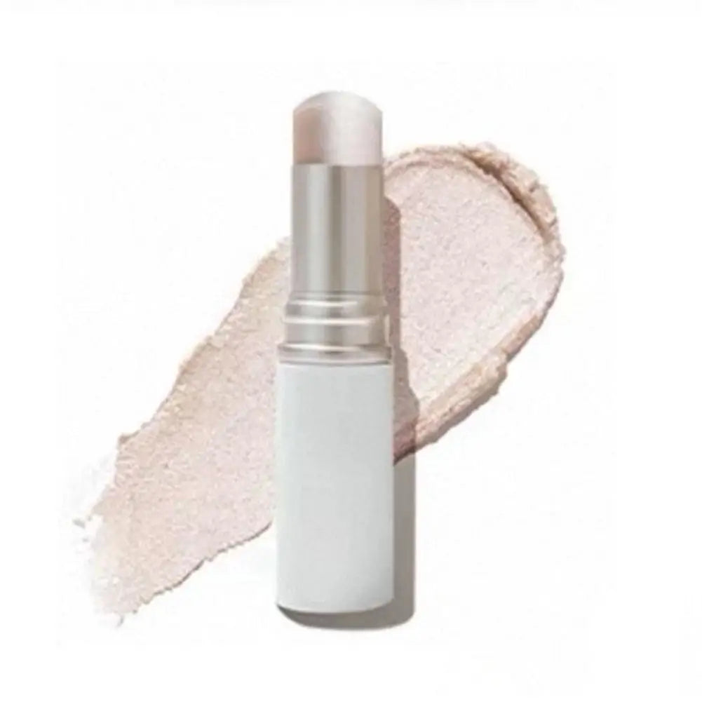 10g Cream Blush Stick Sheer Shimmer Highlighter Stick Long Lasting Waterproof Sweat Proof Portable Twist Up For Face Cheeks Eyes