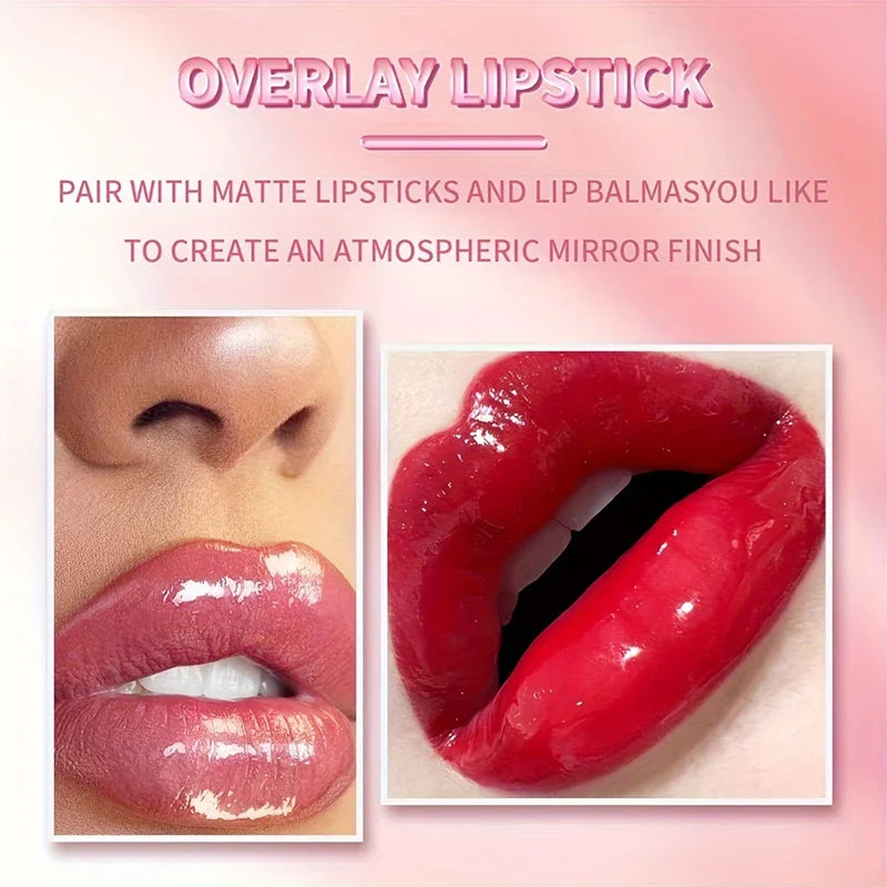 Hydrating Lip Gloss Plumper With Long Lasting Moisturize Effect High Shine Clear Lip Oil Liquid Balm Plumping