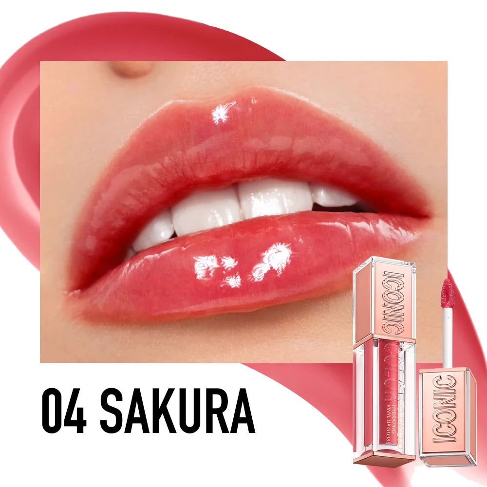 Sexy Light Plump Lip Gloss High Shine Moisturizing Nourishing Waterproof Non Sticky Hydrating Vinyl Lipgloss