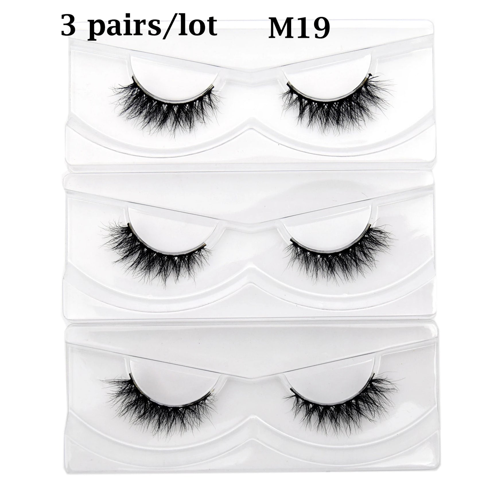 Visofree Eyelashes 3D Mink Lashes Soft Natural Handmade Cruelty Free Mink Eyelashes Lightweight  Full Strip Cilios Posticos D23