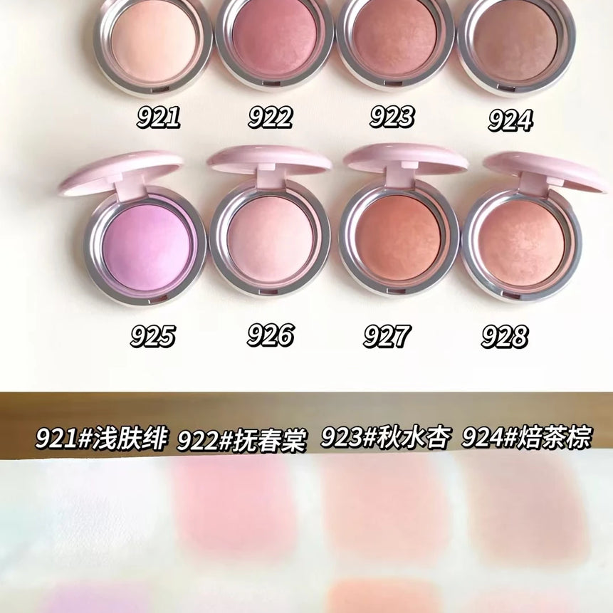 SPENNY Baking Blusher Matte Soft Mist Powder Large Capacity Shrink & Expand Color Naturally Brightening Highlight Cheek 6.2g