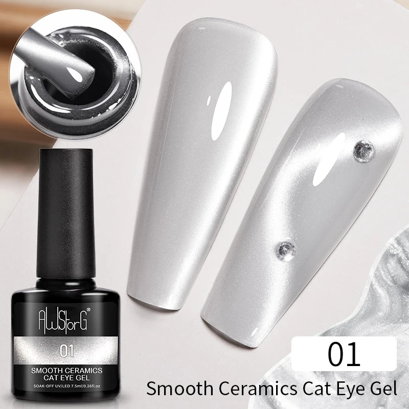 AWStorG  Fiber Rubber Base Gel For Nails UV Gel Polish Semi Permanent Repair Fix Crack Nail Rubber Base Gel Strengthener 15ml