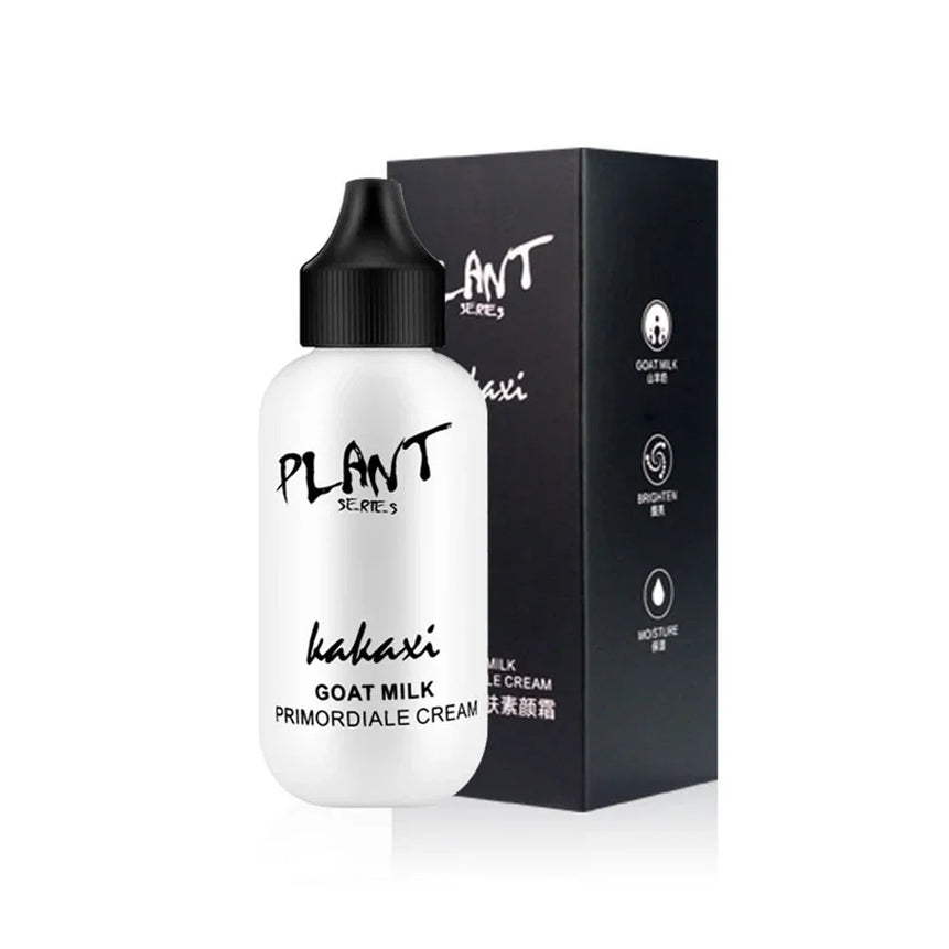 Matte Face Liquid Foundation Goat Milk Cream Natural Whitening Full Coverage Waterproof Brightening Cover Dark Circle Concealer