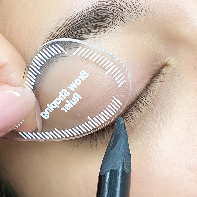 Prince Rupert's Drop Eyebrow Stencil, Eyeliner stencil, Professional Microblading Mapping Ruler ， Eyelash extension Tool