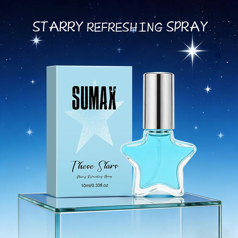 Star-shaped Deodorant Perfume,pocket Fresh Vanilla Rose Mint Perfume Unisex Romantic Charming Angel Eau De Toilette Spray Party