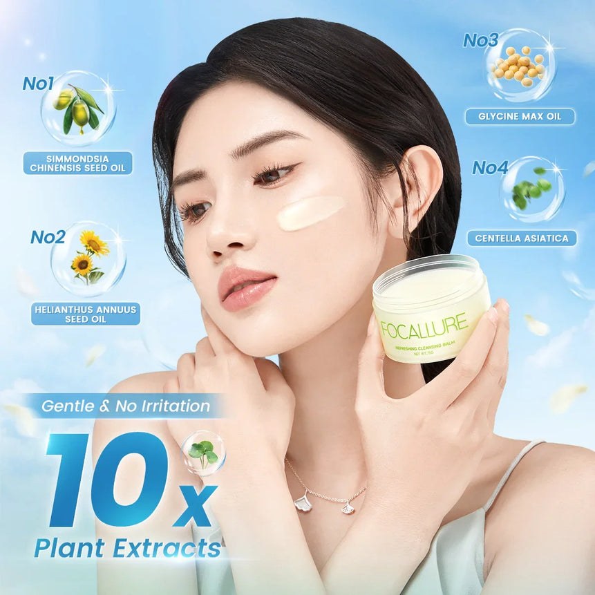Refreshing Cleansing Balm 75g Deep Clean Moisturizing Makeup Remover Balm For Sensitive Skin Hot Sale