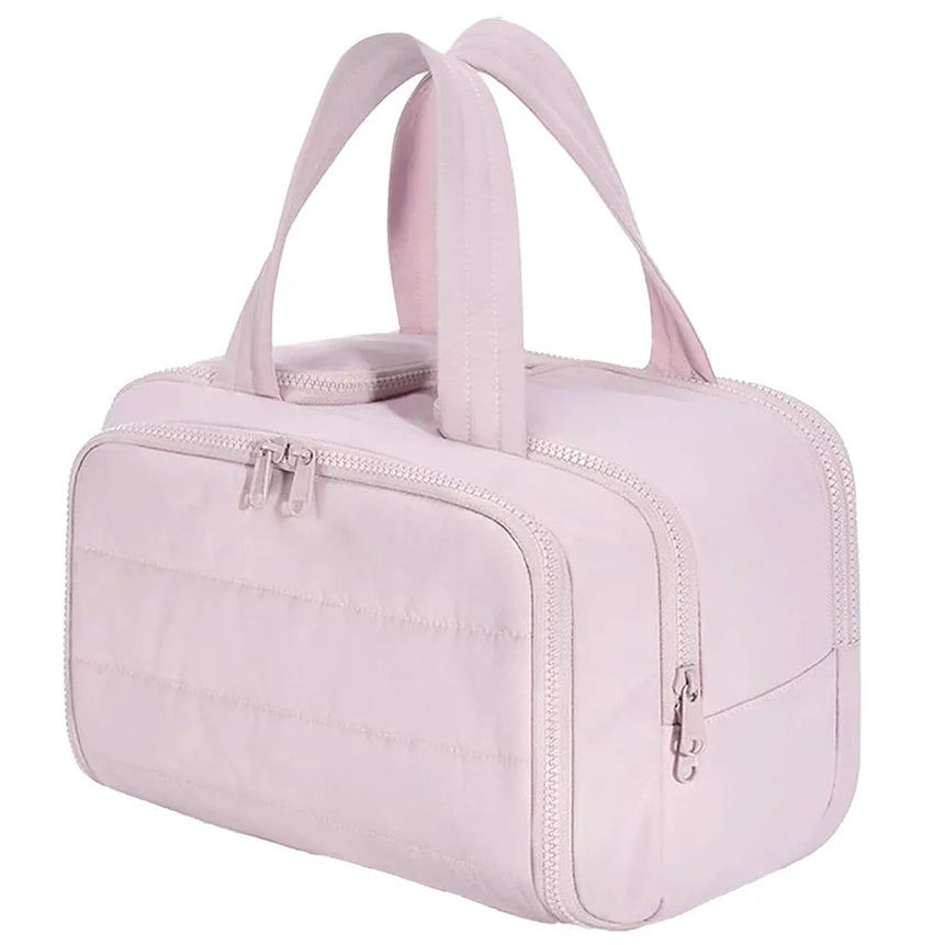 Large Capacity Cosmetic Bag Female Travel Wash Handbag Bathroom Partition Shower Makeup Pouch Waterproof Toiletries Organizer