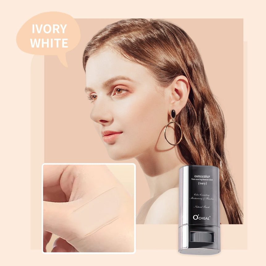Ocheal Face Foundation Stick Long-wear Lightweight Brighten Stick  Face Blemish Beauty Makeup