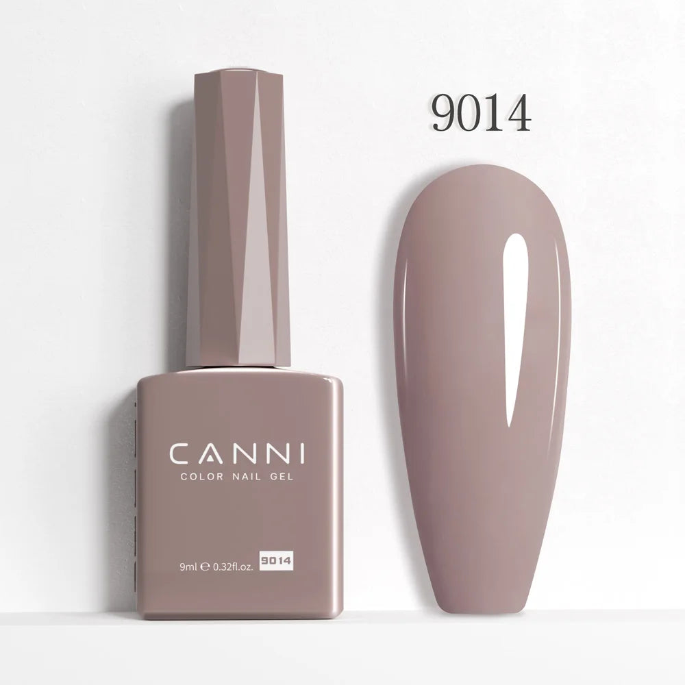 9ml CANNI HEMA/TPO FREE Nude Pink Color Nail Gel Polish Full Coverage Semi Permanent Long Wear Top Coat Venalisa Gel Varnish