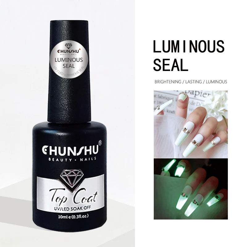 CHUNSHU 10ml Gel Nail Polish Soak Off Semi-Permanent Varnish Professional Salon UV LED Nails Art Gel No Smell All Seasons Colors