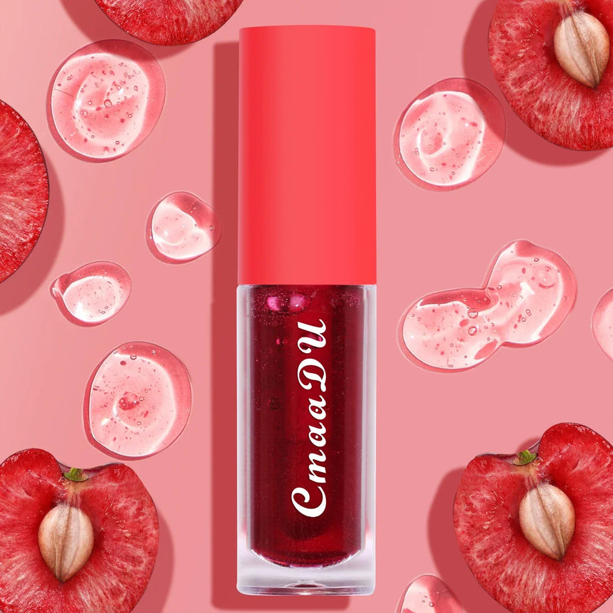 1 Pcs Hydrating Berry-Infused Lip Gloss - Moisturizing, Long-Lasting Nourishing Lip Oil for All Skin Types, Waterproof Lip Gloss