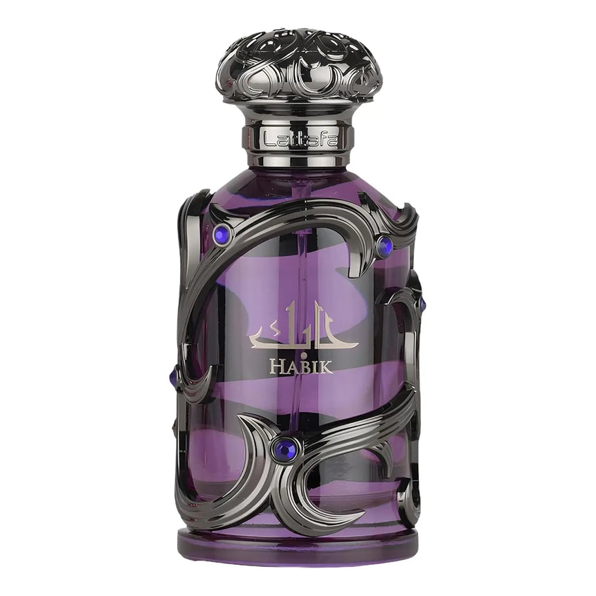 Lattafa Habik – Spicy, Aromatic, Woody, Musky – Eau de Parfum Spray Long-Lasting Fragrance for Men, 3.4 Ounce / 100 ml