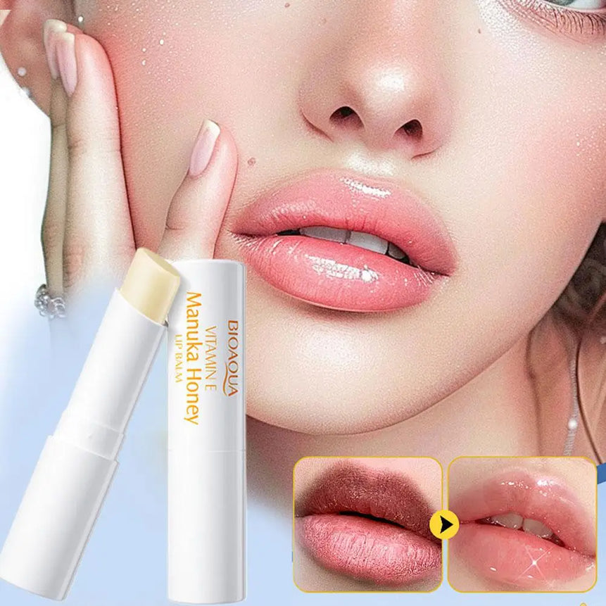 Vitamin E Honey Lip Balm Long-lasting Moisturizing Anti Cracking Nourishing Essence stick winter Lips Skin Care