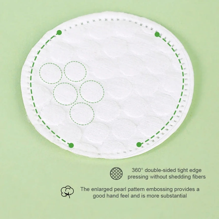 100/200pcs Soft Round Cotton Pad With Double-sided Texture Daily Facial Cleaning Makeup Removal Skin Care For Home And Travel Us