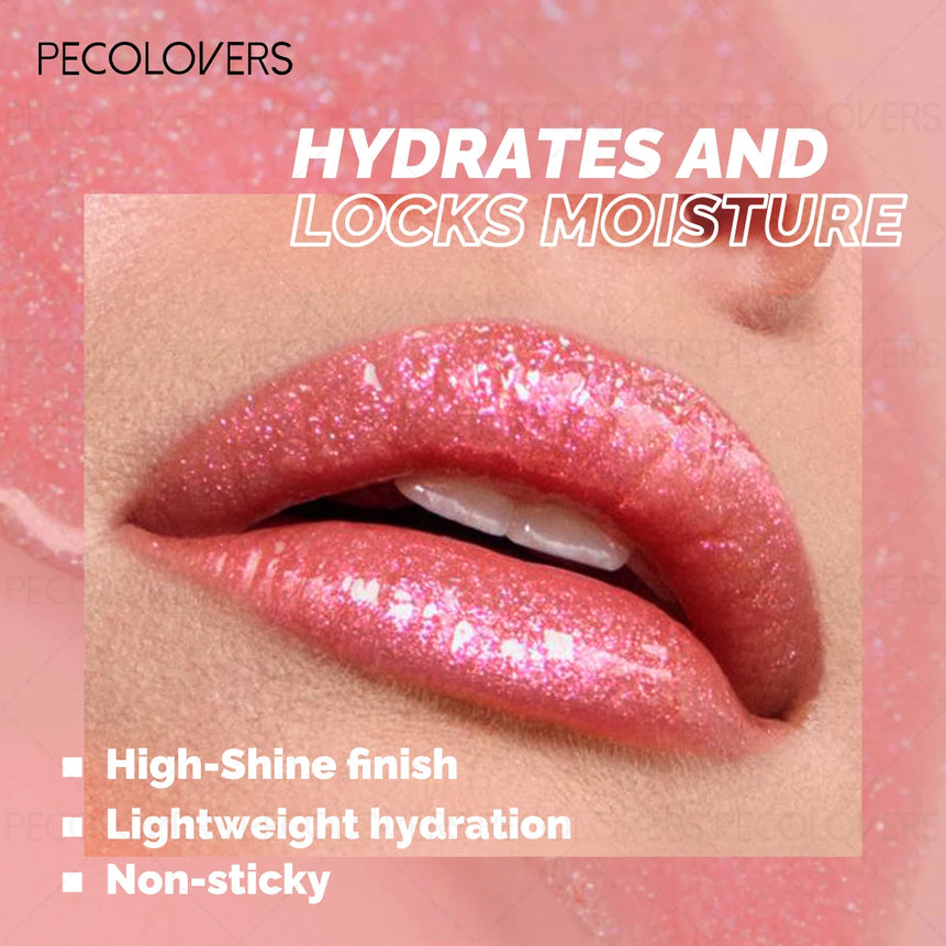 1PC Roll-on Lip Oil Plumper Lip Gloss, Lightweight & Sparkling, Long Lasting Lips Makeup Cosmetics