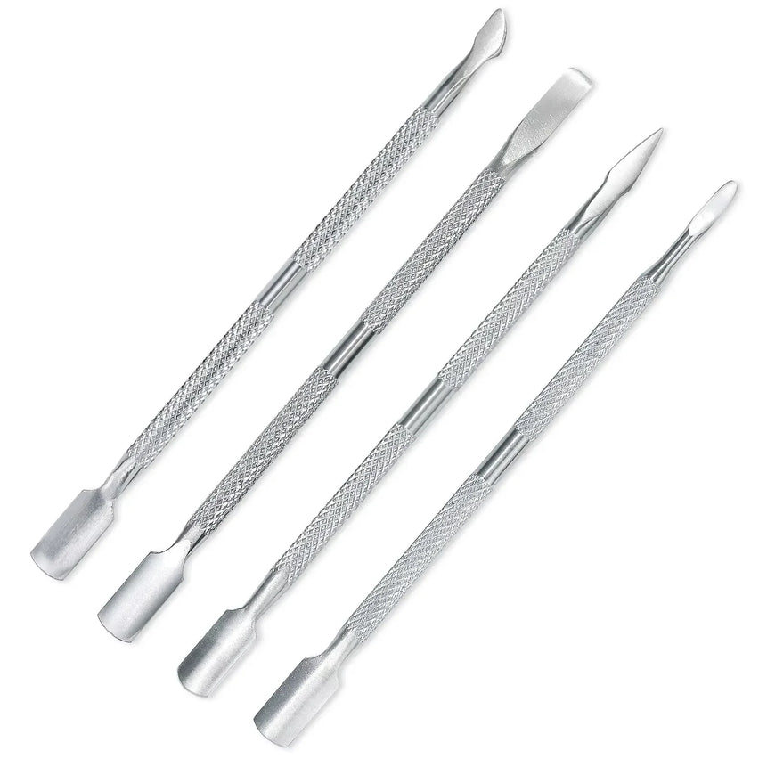 1/4/5/7Pc Professional Stainless Steel Nail Care Tools Double Head Cuticle Pusher Cuticle Nipper Nail Cuticle Remover Accessorie