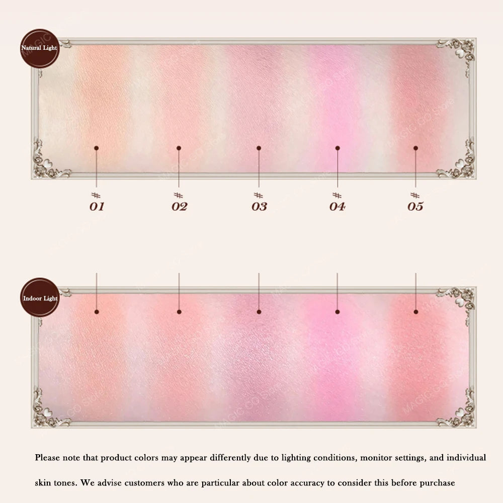Flower Knows Sweetie Bear Silk Satin Blush Soft Matte Long Lasting Natural Glow Waterproof Buildable Cheek Powder Vegan Makeup