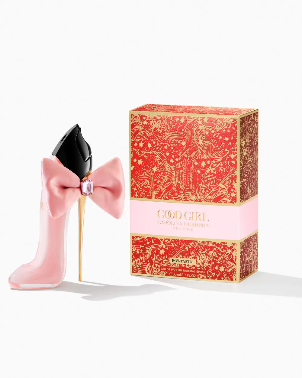 Carolina Herrera Good Girl Blush Bowtastic Edition Women Eau De Parfum Spray Long Lasting Fragrance Natural Cologne 80ML