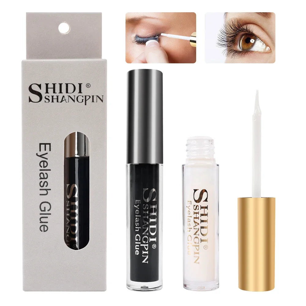 Professional Eyelash Glue Clear-white/Dark-black Waterproof False Eyelashes Makeup Adhesive Lash Lift Waterproof Cosmetics